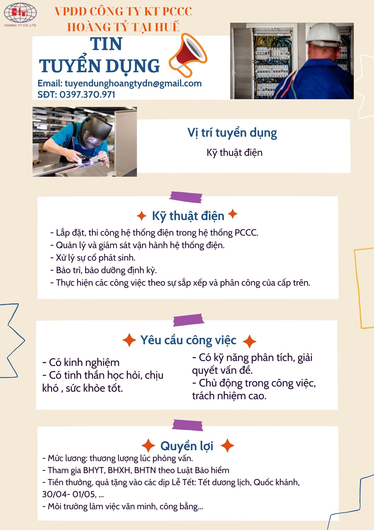 lĩnh vực hoạt động